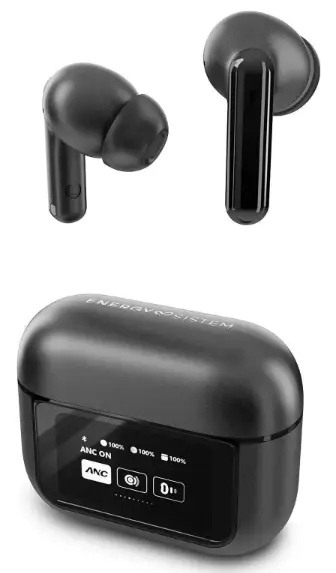 Display ANC Auriculares True Wireless Stereo (TWS) Dentro de oíd..