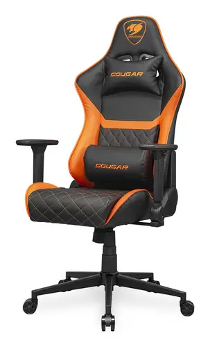 CGR-AO2 Asiento acolchado tapizado Negro, Naranja - Imagen 3