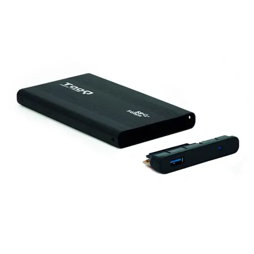TQE-2524B caja para disco duro externo Caja de disco duro (HDD) Negro 2.5" - Imagen 2