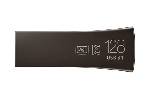 MUF-128BE unidad flash USB 128 GB USB tipo A 3.2 Gen 1 (3.1 Gen 1) Negro, Gris - Imagen 2
