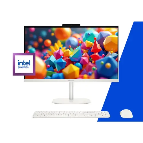 OmniStudio All-in-One Desktop 24-cu0050ns PC Intel Core 7 240H 60,5 cm (23.8") 1920 x 1080 Pixeles 16 GB DDR5-SDRAM 512 GB SSD Windows 11 Home Wi-Fi 7 (802.11be) Blanco - Imagen 4