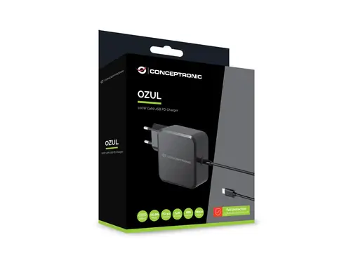 OZUL05BE cargador de dispositivo móvil Universal Negro Corriente alterna Interior - Imagen 2