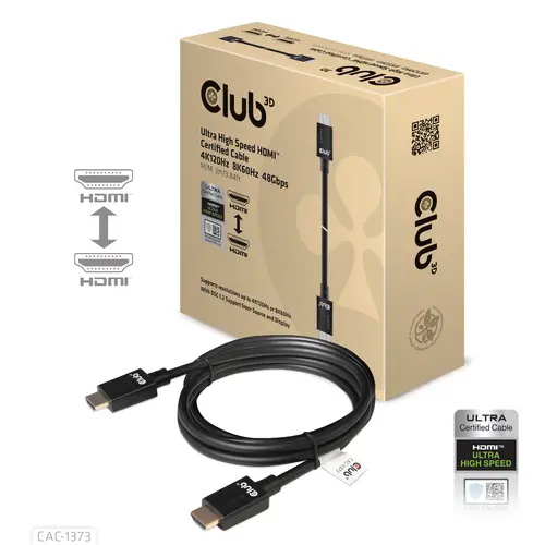 cac-1373 cable HDMI 3 m Negro - Imagen 1