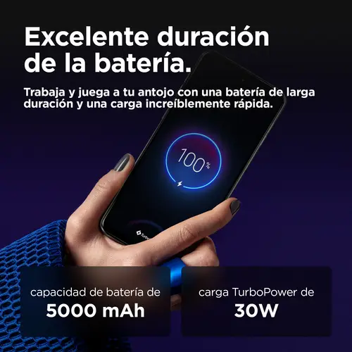 moto g55 5G 16,5 cm (6.49") SIM doble Android 14 USB Tipo C 8 GB 256 GB 5000 mAh Gris - Imagen 8