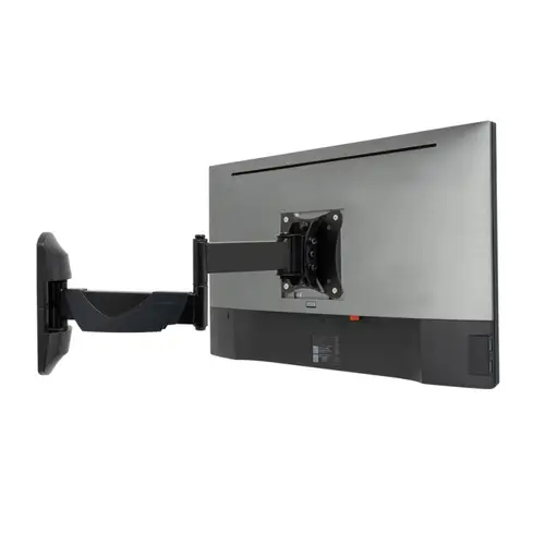 40714 soporte para monitor 66 cm (26") Pared Negro - Imagen 2