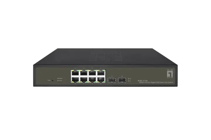 GES-2110P switch Gestionado L2 Gigabit Ethernet (10/100/1000) Energía sobre Ethernet (PoE) Negro