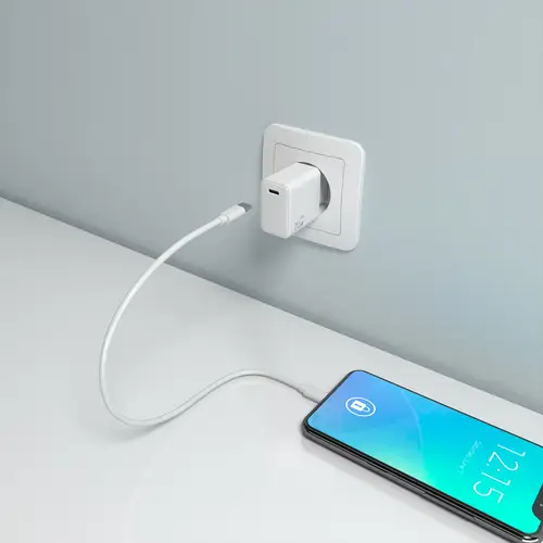 Cargador GaN USB-C PD3.0 1xUSB-C 20W, Blanco - Imagen 6