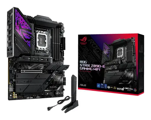 ROG STRIX Z890-E GAMING WIFI Intel Z890 LGA 1851 (Socket V1) ATX - Imagen 1