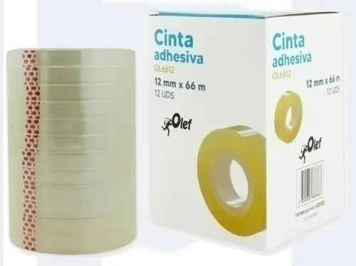 CINTA ADHESIVA OLEF rollo 66x12