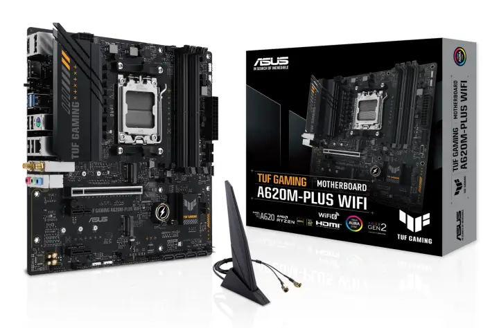 TUF GAMING A620M-PLUS WIFI AMD A620 Zócalo AM5 micro ATX
