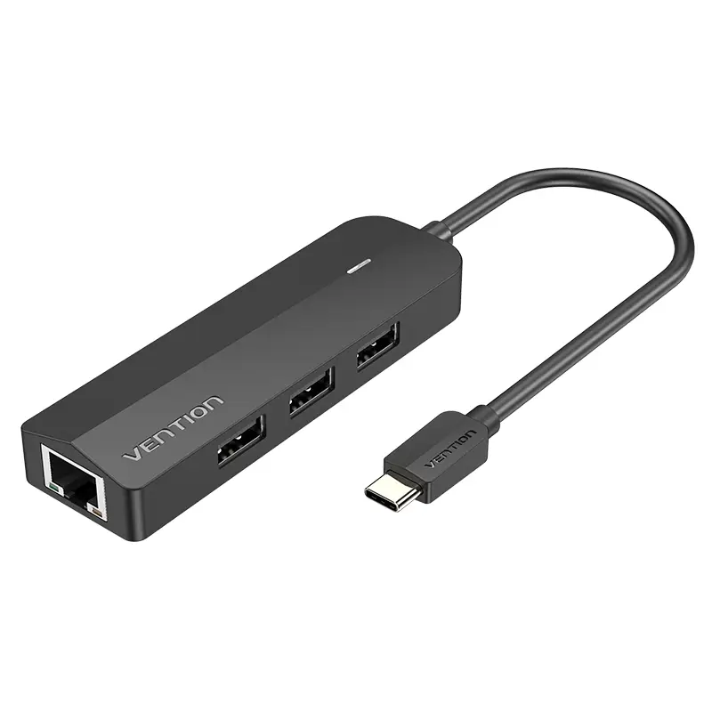 Docking USB Tipo-C TGOBB/ 3xUSB/ 1xRJ45/ 1xUSB Micro B PD/ Negro
