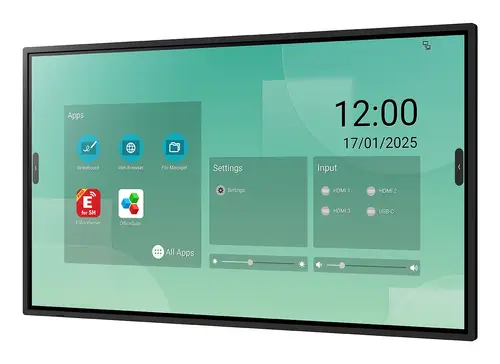LM431 Panel plano interactivo 109,2 cm (43") LED Wifi 500 cd / m² 4K Ultra HD Negro Pantalla táctil Procesador incorporado Android 14 18/7 - Imagen 2