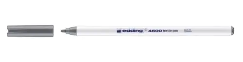 ROTUL.EDDING 4600 TELA FINO GRIS - Pack de 10 unidades