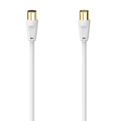 00305066 cable coaxial 1,5 m Blanco - Imagen 1