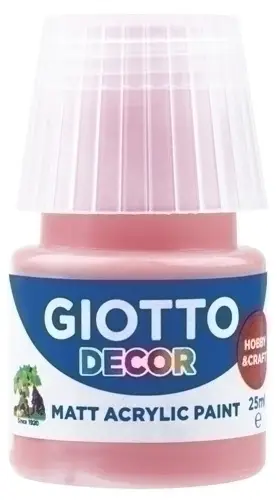 PINTURA ACRIL.GIOTTO 25 ml NARANJA MELOC - Pack de 6 unidades