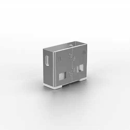 40464 bloqueador de puerto USB tipo A Blanco Acrilonitrilo butadieno estireno (ABS) 10 pieza(s) - Imagen 3