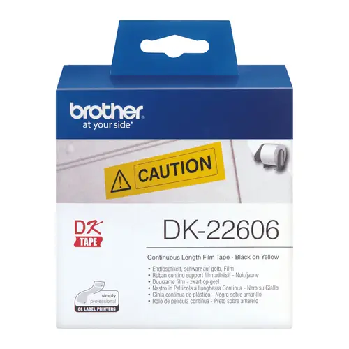 DK-22606 cinta para impresora de etiquetas Negro sobre amarillo - Imagen 3