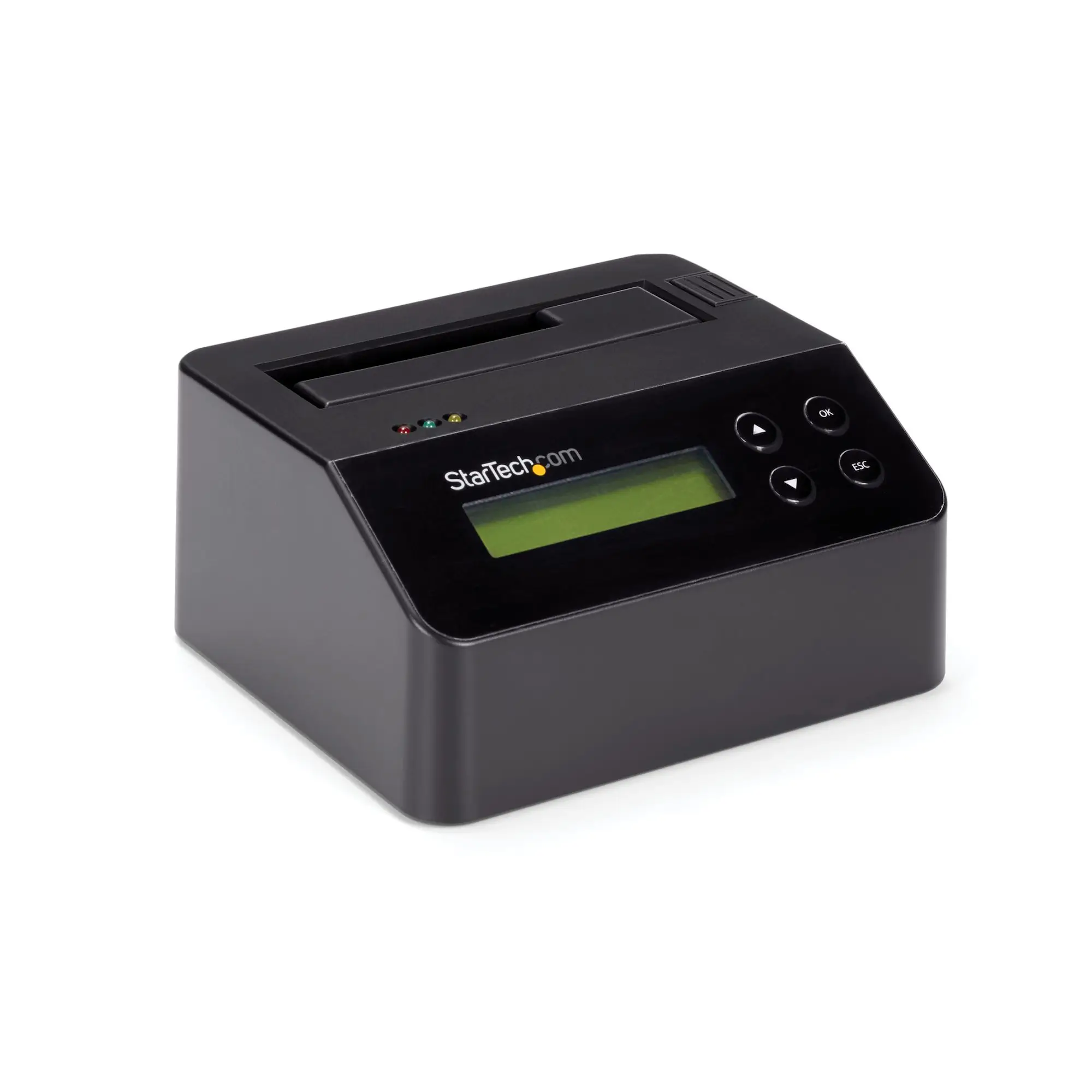 Borrador Autónomo USB 3.0 a SATA III de 1 Bahía para Disco Duro o SSD - Sanitizador - 4Kn - 9 Modos de Borrado - Pantalla LCD - Puerto DB-9 de Impresora - TAA
