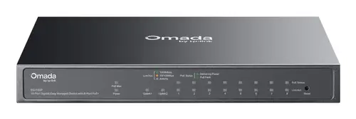 Omada ES210GP switch Gestionado L2 Gigabit Ethernet (10/100/1000) Energía sobre Ethernet (PoE) DIN rail Negro - Imagen 1