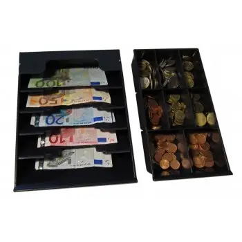 VPK-15B-26-BX bandeja para cajón portamonedas Negro