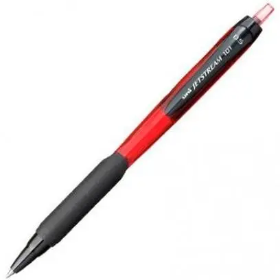 UNIBALL ROLLERBALL JETSTREAM 101  SXN-101 RETRÁCTIL ROJO -12U-