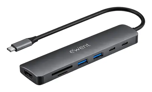 EW1152 base para portátil y replicador de puertos Alámbrico USB 3.2 Gen 1 (3.1 Gen 1) Type-C Gris - Imagen 1