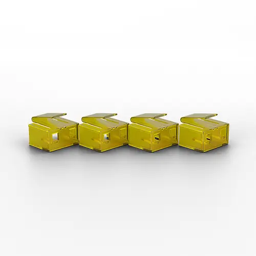 40483 bloqueador de puerto RJ-45 Amarillo Acrilonitrilo butadieno estireno (ABS) - Imagen 2
