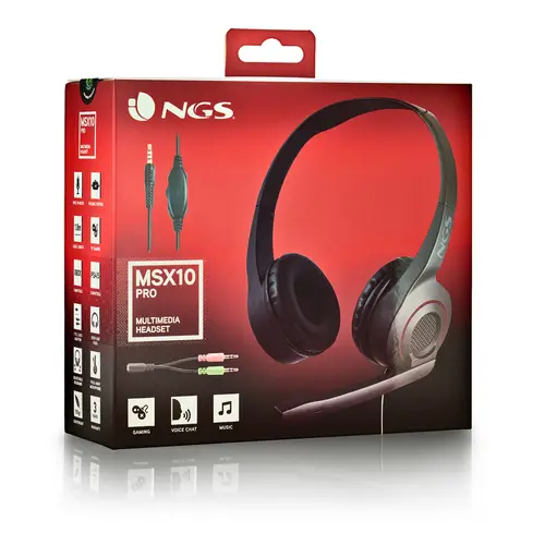 MSX 10 PRO Auriculares Alámbrico Diadema Juego Negro - Imagen 7