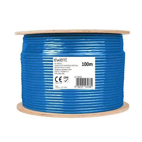 IM1223 cable de red Azul 100 m Cat6a U/UTP (UTP) - Imagen 2