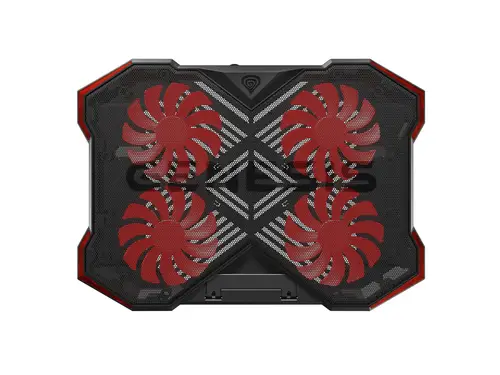 Oxid 260 almohadilla fría 43,9 cm (17.3") 1010 RPM Negro, Rojo - Imagen 2