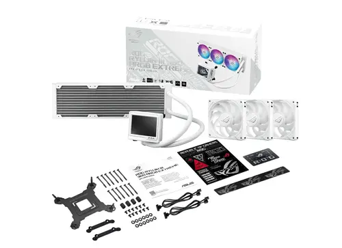 ROG RYUJIN III 360 ARGB EXTREME WHT Procesador Sistema de refrigeración líquida todo en uno 12 cm Blanco 1 pieza(s) - Imagen 18