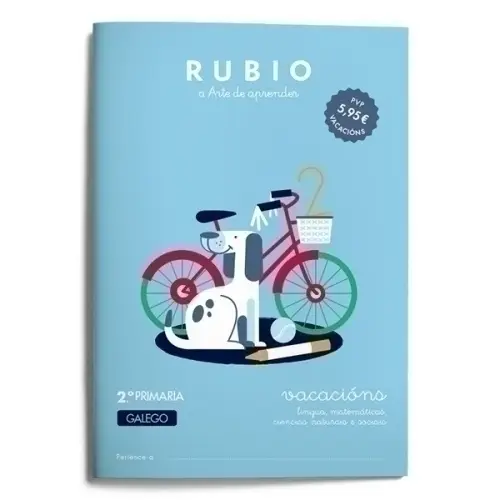 CUADERNO RUBIO GAL.VACACIONS 2º PRIM. - Pack de 5 unidades