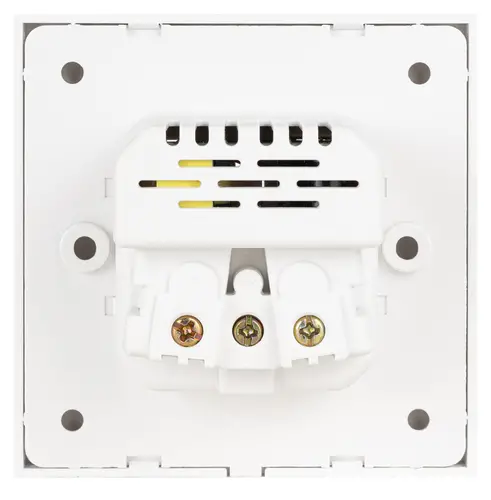 Base de enchufe de pared tipo schuko con 2 USB-C PD - Max. 3.4A, Blanco - Imagen 3
