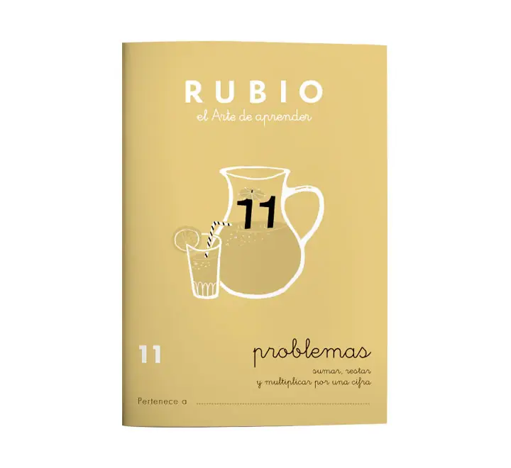 CUADERNO RUBIO A5 OPERAC.y PROBLEMAS 11 - Pack de 10 unidades