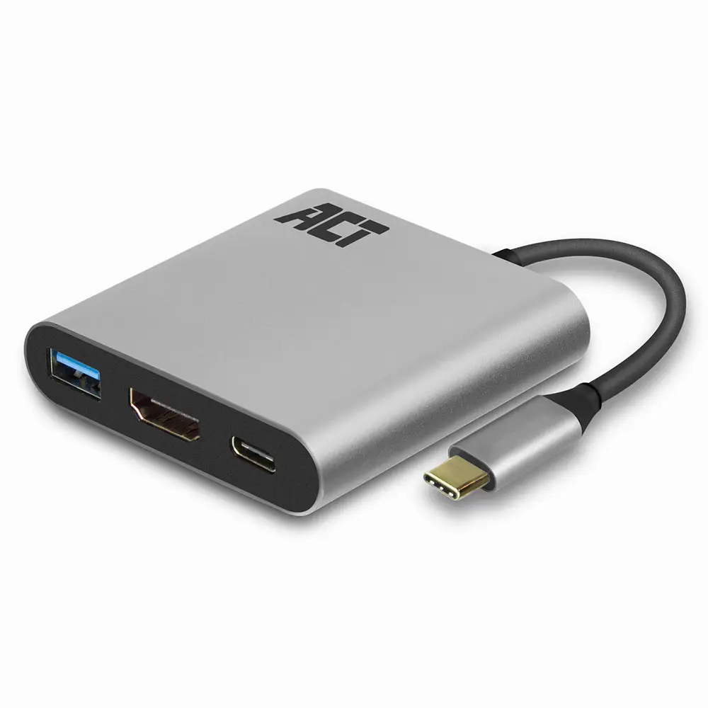 AC7022 Adaptador gráfico USB 4096 x 2160 Pixeles Gris
