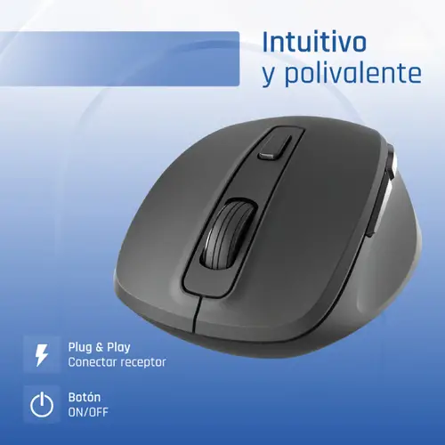 Ratón inalámbrico ERGO-SILENT-6D 1600DPI - Imagen 7