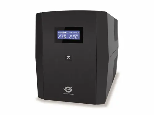 ZEUS08EM sistema de alimentación ininterrumpida (UPS) Línea interactiva 1,5 kVA 900 W 5 salidas AC - Imagen 1