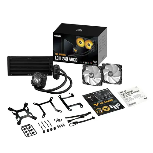 TUF GAMING LC II 240 ARGB Procesador Kit de refrigeración líquida 12 cm Negro - Imagen 6