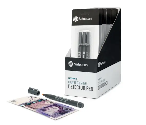 111-0379 detector de billetes falsos Negro