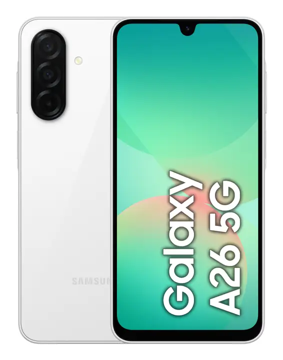 Galaxy A26 17 cm (6.7") Ranura híbrida Dual SIM Android 15 5G USB Tipo C 6 GB 128 GB 5000 mAh Blanco