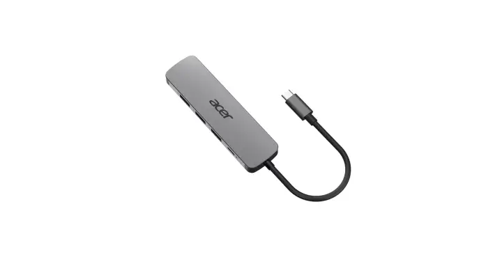 5in1 Type C Dongle Alámbrico USB 3.2 Gen 1 (3.1 Gen 1) Type-C Plata