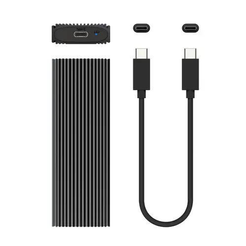 Caja Externa M.2 (NGFF) ASM2-023GR NVMe A USB3.2 Gen2, Gris - Imagen 4