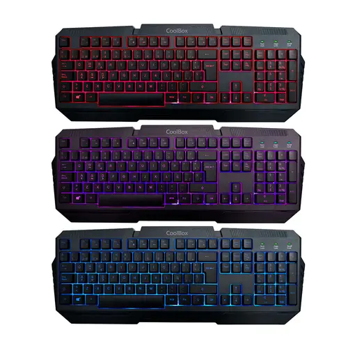 Pack gaming DeepX-Wing 2 teclado Ratón incluido Juego USB QWERTY Español Negro - Imagen 2