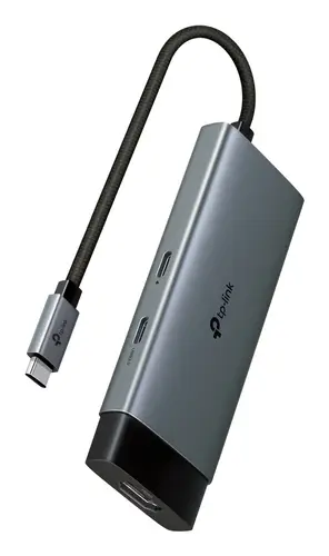UH5020C hub de interfaz USB Tipo C 5000 Mbit/s Gris - Imagen 1