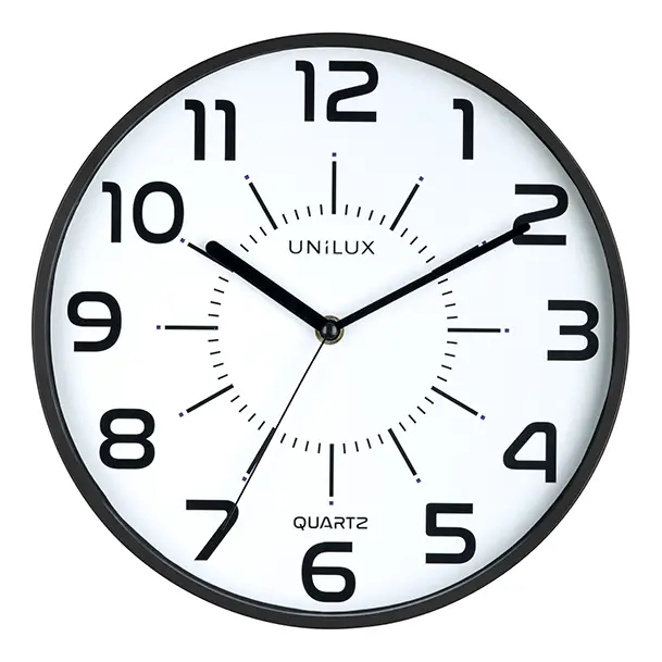 POP Pared Quartz clock Alrededor Negro