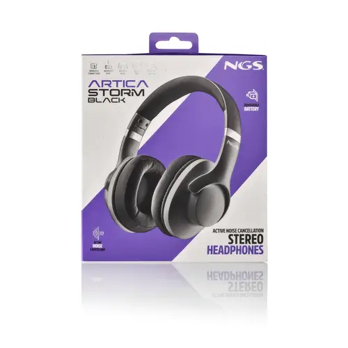 ARTICA STORM BLACK Auriculares Inalámbrico y alámbrico Diadema Llamadas/Música/Deporte/Uso diario Bluetooth Negro - Imagen 6