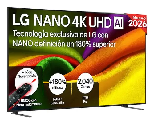 NANO 4K UHD AI 98NU900B6LB 2,49 m (98") 4K Ultra HD Smart TV Wifi Negro - Imagen 2