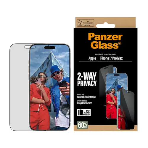 PanzerGlass Privacy Protector iPhone 17 Pro Max - Imagen 2