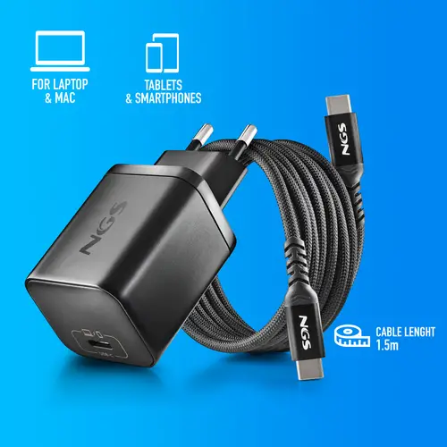 BUD 65W-H Universal Negro Corriente alterna Carga rápida Interior - Imagen 20