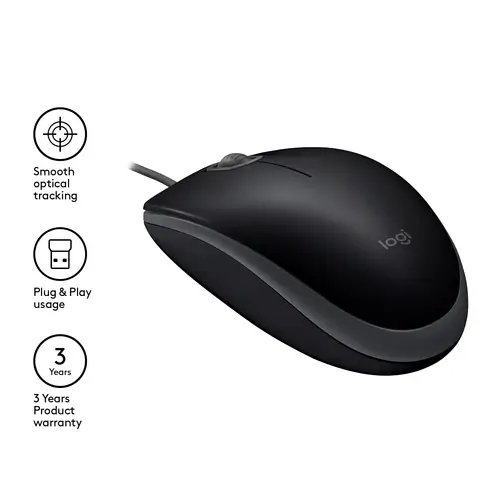 B110 Silent ratón Oficina Ambidextro USB tipo A Óptico 1000 DPI - Imagen 6
